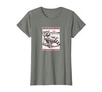 Filosofo Procione, è Quello Che è, e Non è Eccezionale Maglietta, Donna, Verde Militare mélange, XS