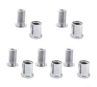 Filteilect 5 paia di bulloni per guarnitura - Set di dadi e viti per corona compatibili con mountain bike, guarniture per bici da strada, filettatura M8, passo da 2,4 mm, materiale in acciaio (A)