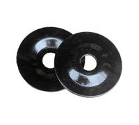 Filteilect Accessori di ricambio per smerigliatrice da banco, piastra di supporto e rondella per smerigliatrici da tavolo, struttura in metallo e plastica, argento e nero (C)