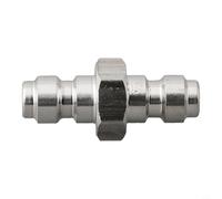 Filteilect Adattatore doppio maschio a connessione rapida da 8 mm per sistemi Air Line, raccordo Foster in acciaio inossidabile, 4500 psi, compatibile con cilindri e serbatoi SCBA