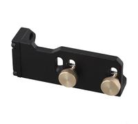 Filteilect Assistente di maschiatura del profilo in alluminio per 20 30 40 profili, per strumento in lega anodizzata CNC con manicotto guida in acciaio inossidabile da 6,2 mm, dispositivo per mobili