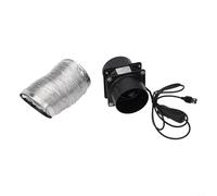 Filteilect Assorbe fumi ESD con velocità regolabile e condotto da 1-6 m, USB portatile 5 V 2 A, 2,5 W, 3500 giri/min, 44 CFM (ventola Plus per tubo da 3 m)