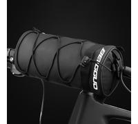 Filteilect Borsa portaoggetti da ciclismo di grande capacità, multiuso per bicicletta, con tracolla, custodia rigida da 2,5 l, compatibile con supporti per reggisella del tubo sterzo, (nero)