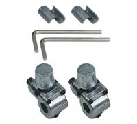 Filteilect BPV31 Kit valvola rubinetto piercing con tubo di ricarica tipo U per sistemi HVAC, confezione da 3, compatibile con tubi da 1/4", 5/16", 3/8", include manometro, metallo