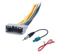 Filteilect Cablaggio audio per auto per Wrangler, e modelli guida, cavo di alimentazione modificato con alta universalità per installazione stereo e DVD