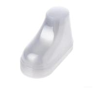 Filteilect Calzini in PVC trasparente per scarpe da bambino, confezione da 10 pezzi, compatibili con calzature per neonati da 8-12 cm, inserti in plastica leggera per vendita al dettaglio (10 pezzi da