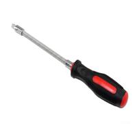 Filteilect Chiave a bussola da 1/4 di pollice per riparazione di fascette flessibili per tubi flessibili - Driver per dadi in acciaio da 250 mm con impugnatura ergonomica, compatibile con prese da 1/4