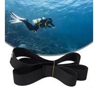 Filteilect Cinghia di ricambio per cintura BCD, lunghezza 3,5 m, in nylon resistente con occhiello in acciaio inossidabile 304, resistente all'acqua salata e resistente,