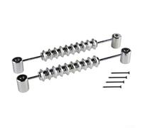 Filteilect Contatore da calcio balilla, 10 numeri, per biliardino, shuffleboard e hockey su volo, in plastica argentata, per punteggio con display numerico trasparente, confezione da 2