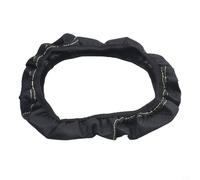 Filteilect Coprivolante per auto in grigio, verde, arancione, rosa, linea - 38,1 cm in pelle traspirante avvolgente per un maggiore comfort e stile (linea verde)