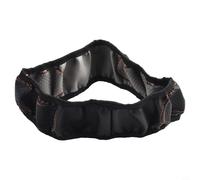 Filteilect Coprivolante per auto in grigio, verde, arancione, rosa, linea - 38,1 cm in pelle traspirante avvolgente per un maggiore comfort e stile (linea grigia)