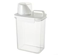 Filteilect Dispenser ermetico di detersivo con misurino per detersivo in polvere, 1100 ml/1800 ml/2300 ml, contenitore con guarnizione in silicone, a prova di perdite e (1800 ml)
