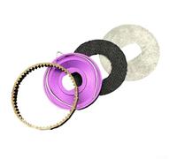 Filteilect Drag Clicker Kit di riparazione per mulinelli da pesca Baitcasting, include pastiglie freno in carbonio, rondella per pignoni, piastra di pressione e rondelle metalliche, compatibile con