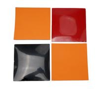 Filteilect Gomma da ping pong con spugna dura per un gioco veloce di attacco, spessore 2,2 mm, durezza 39 gradi, tipo inverso, set rosso/nero