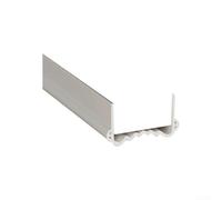 Filteilect Guarnizione inferiore per porta in PVC regolabile per isolamento acustico e protezione antivento, lunghezza 100 cm, design anti-delaminazione, compatibile con porte 3,5-5,5 (bianco)