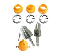 Filteilect Infilatore a 4 e 6 punti per tubo in PVC: apriscatole elettrico a due dimensioni e kit di matrici per tubi dell'acqua, 1/2 pollici e 3/4 di pollice (20 mm e 25 mm), compatibile con mano