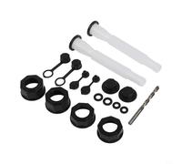 Filteilect Kit beccuccio di ricambio compatibile con la maggior parte delle taniche di carburante, ugello in plastica di lunga durata con guarnizioni in gomma per prevenire le perdite, include tappo a