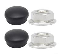 Filteilect Kit di copribulloni per tergicristallo anteriore, in plastica nera, parte esterna per auto, adatto per A2, A3, A4, A5, A6, A7, A8, Q7, R8, RS3, RS5, 133955435, 955203005(2 set)