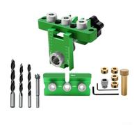 Filteilect Kit di localizzazione per foratura per la lavorazione del legno, morsetto tascabile 3 in 1 con guida per trapano, maschera autoserrante per progetti di miglioramento della casa, compatibile