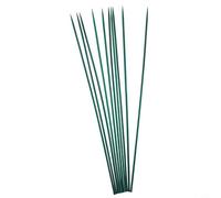 Filteilect Paletti di supporto per piante in legno da 40 cm, colore verde, per uso esterno, composizioni fioriste e supporto per verdure, confezione da 10, estremità appuntita per una facile