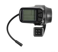 Filteilect Pannello display a LED per cruscotto con acceleratore per pollice per scooter elettrico INOKIM OX 60 V, misuratore di scooter in plastica nera, strumento resistente all'usura per esterni