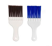 Filteilect Pettine a pinna per condensatore per condizionatore d'aria, confezione da 2 pezzi, strumento di pulizia in plastica per alette ed evaporatori, compatibile con frigoriferi e sistemi HVAC