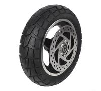 Filteilect Pneumatico solido da 10 pollici 10 x 2,70-6,5 70/65-6,5 ruota intera con disco per scooter elettrico, parte di ricambio fuoristrada compatibile con 255 x 70 (pneumatici + freni a disco)