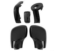 Filteilect Pomello del cambio copertura laterale compatibile con 6/7/R per GTI per Passat B7/B8 CC per Jetta MK6 per GLI - Materiale ABS colore nero accessorio interno (pelle scamosciata)