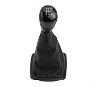 Filteilect Pomello del cambio manuale a 5 marce con copertura antipolvere in pelle per Focus MK2 MK3 MK4 MK7 Fiesta per Galaxy pomello del cambio parte di ricambio