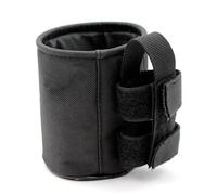 Filteilect Portabicchieri d'acqua con chiusura in per sedia da campeggio all'aperto, montaggio laterale, nero