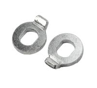 Filteilect Set di 2 pezzi per M14 in acciaio elettrico per mozzo bici motore coppia rondella anti-rotazione per componenti elettrici (per M14)