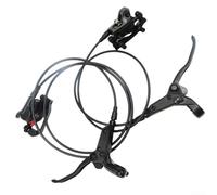 Filteilect Set di freni a disco idraulici per mountain bike Freni anteriori e posteriori a sinistra e a destra, rotori da 160 mm, pinze in lega di alluminio, pompa integrata riempita di olio minerale