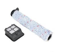 Filteilect Set di ricambio con spazzola a rullo in microfibra e filtro per aspirapolvere senza fili AlfaBot T30 T36, compatibile con modelli T30/T36