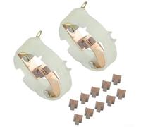 Filteilect Set di spazzole di carbone per motore RS550, compatibile con HC683LG KV3SFN, 12 pezzi, tra cui 2 supporti e 10 spazzole di carbone,