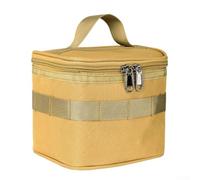 Filteilect Set di spezie da campeggio portatile con borsa per riporre oggetti per viaggi all'aperto, bottiglie di olio sigillate e contenitori per condimenti, compatibile con barbecue, escursionismo