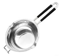 Filteilect Set doppia caldaia 1200 ml con stampi in silicone per fondere cioccolato burro cera compatibile con piano cottura