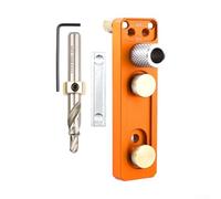 Filteilect Strumento di perforazione per profili in alluminio per la lavorazione del legno, strumento posizionatore con trapano svasato e chiave, compatibile con profili 2020/3030/3060,