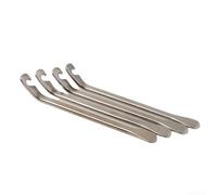 Filteilect Strumento per la rimozione dei pneumatici in acciaio cromato per la manutenzione, set di leve per pneumatici di bici con design allargato, liscio per riparazione su strada e ciclismo (3