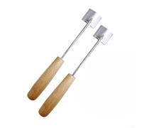 Filteilect Strumento spogliarellista per pannocchie di mais, gadget da cucina con manico in legno, design a spinta verso il basso per una rimozione sicura ed efficiente del nocciolo (2 pezzi)
