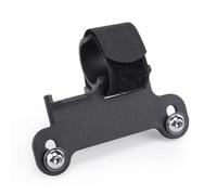 Filteilect Supporto con cinghia, in nylon nero, per gonfiaggio bici con clip di montaggio per accessori da ciclismo, adatto a pompe con diametro di 2 cm