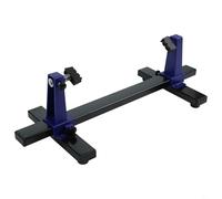 Filteilect Supporto per PCB regolabile per supporto di saldatura con rotazione a 360°, campo di serraggio da 0 a 300 mm, struttura in ABS + metallo con piedini in gomma, base di saldatura blu nera per