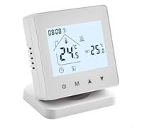 Filteilect Termostato wireless intelligente per caldaie a gas, regolatore di temperatura programmabile con telecomando, alimentazione USB/batteria, montaggio a parete (con Wi-Fi)