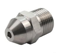 Filteilect Ugello di pulizia a colonna in acciaio inox per macchine da caffè con punte di pulizia da 9,5 mm, 12,5 mm, 15 mm e 20 mm (45659)