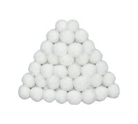 Filter Balls, Swimming Pool Replacement, 200g Polishers Efficient 1 inch Diameter & Pump Compatible, Clean Water Maintenance for Outdoor Pond Breaststroke and Maintenance Frequency