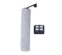 Filter Cartridge and Brush Roller Set for H12 PRO Cordless Floor Washer, ABS Replacement Filter Kit with Dust - Reducing Cartridge and Rotating Brush Roller for Home and Office