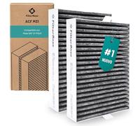 FilterBase® Filtri a carbone attivo 2 pezzi per Miele DKF 31-P | Compatibili con le cappe a ricircolo Active Air Clean DAS 4x40, DAS 8x30, DAS 2x20, DAS 4x20, DAS 4x30