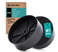 FilterBase® Filtri ai carboni attivi 2 pezzi adatti per AEG Electrolux ECFB03