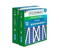 FilterBuy - Filtro aria 20 x 23 x 5, MERV 13, a pieghe, ricambio per forni HVAC AC per trasportatore, Bryant, BDP, giorno e notte, e Payne (confezione da 2, Platinum)