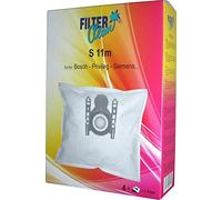 FilterClean FL0050-K Sacchetto per aspirapolvere, Speciale Filtro in Tessuto Non Tessuto, Bianco