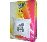 FilterClean M - Sacchetto per aspirapolvere, 5 m, in tessuto non tessuto, colore: Bianco